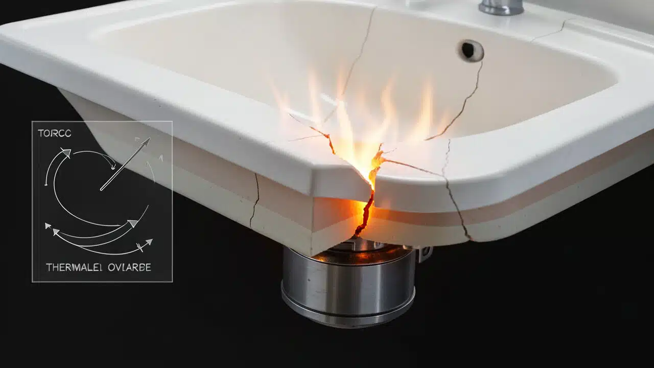 Why Fireclay Sinks Crack Under Heavy Disposal Torque & Heat