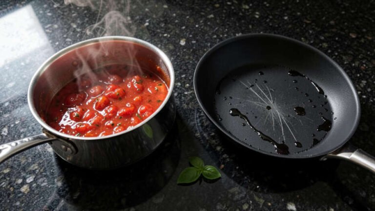 Why Stainless Steel Wins for Acidic Sauces Over Non-Stick