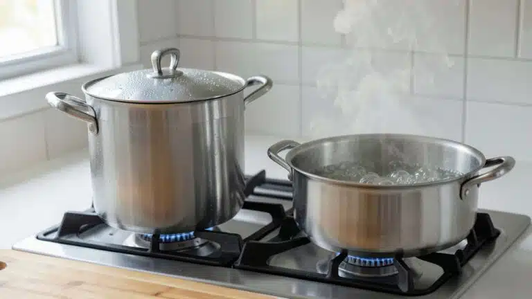 Why Tall Narrow Stockpots Lose Less Water During Long Boils