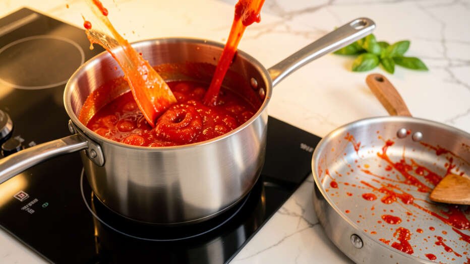 Why Tall Saucepans Reduce Splatter for Tomato Sauce Daily